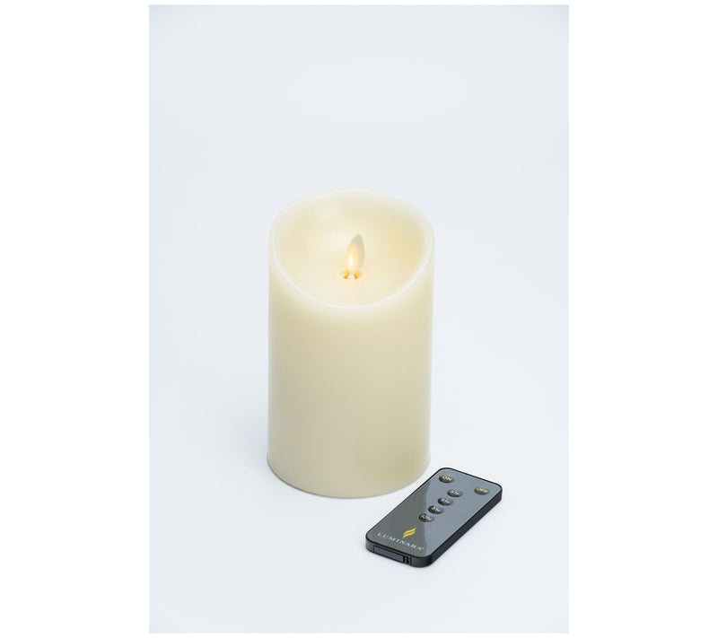 Luminara 5" Unscented Wax Flameless Candle & Re mote Control — View 14