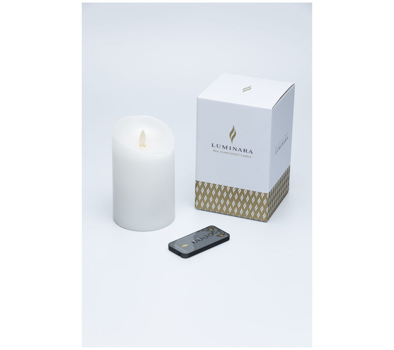 Luminara 5" Unscented Wax Flameless Candle & Re mote Control — View 13