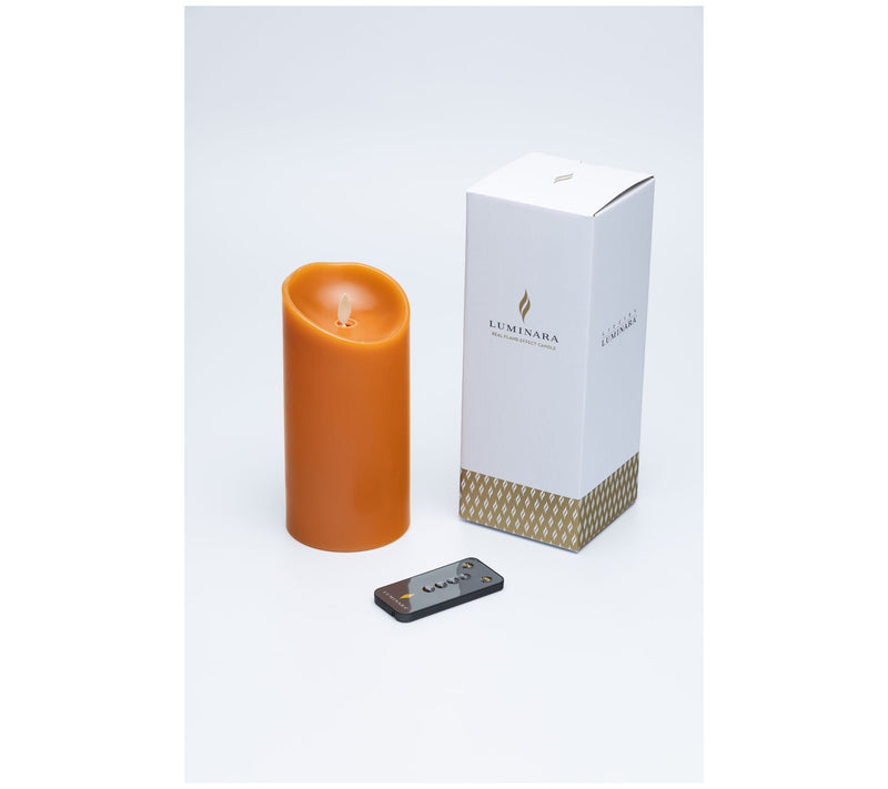 Luminara 7" Unscented Wax Flameless Candle & Re mote Control — View 11