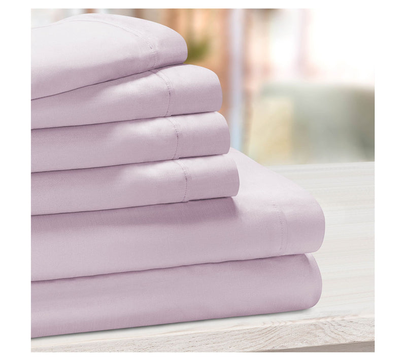 Superior Solid 1000-TC Cotton Blend Sheet Set, Full — View 18
