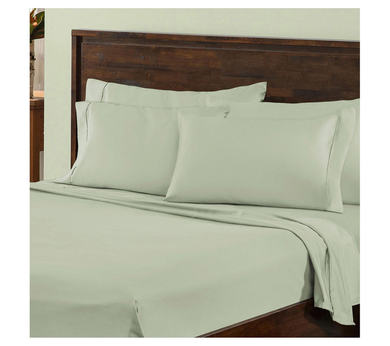 Superior Solid 1000-TC Cotton Blend Sheets Set,King — View 7