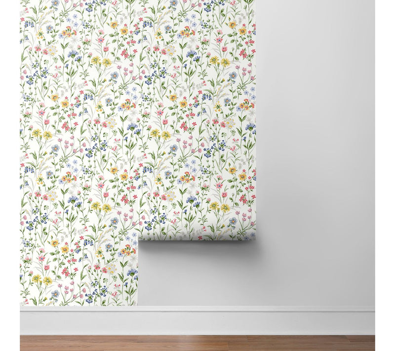 NextWall Wildflowers Peel and Stick Wallpaper — View 9