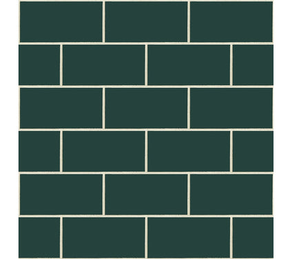 NextWall Retro Subway Tile Peel and Stick Wallpaper