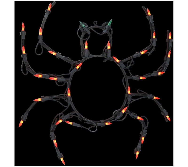 Northlight 15" Lighted Spider Halloween Window Decoration — View 5