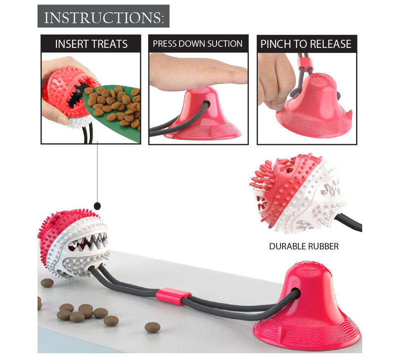 Pet Life Grip-N-Play Treat Dispensing Ball Shaped Dog Toy — View 8