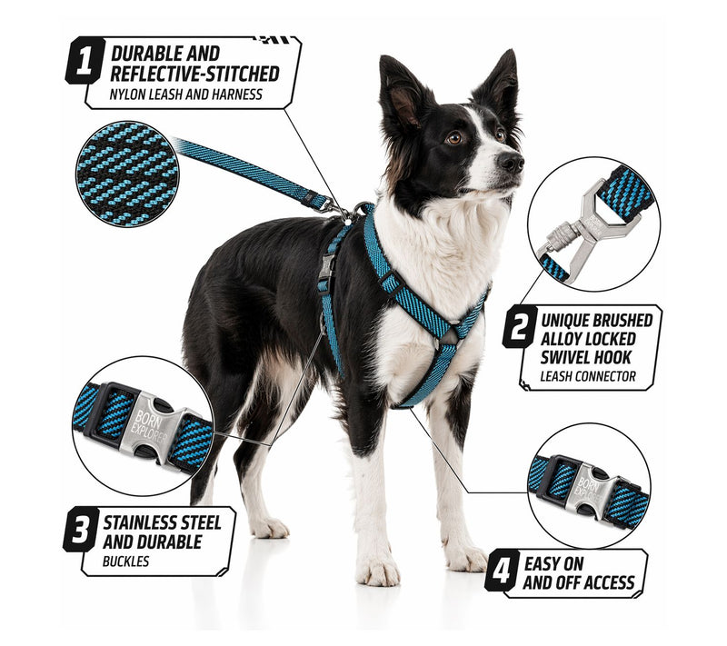 Pet Life 'Escapade' Outdoor Series 2-in-1 Dog Lsh & Harness — View 15