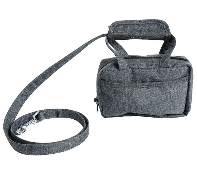 Pet Life Posh Walk Purse Dog Leash and Waste Bag Dispenser — Main view