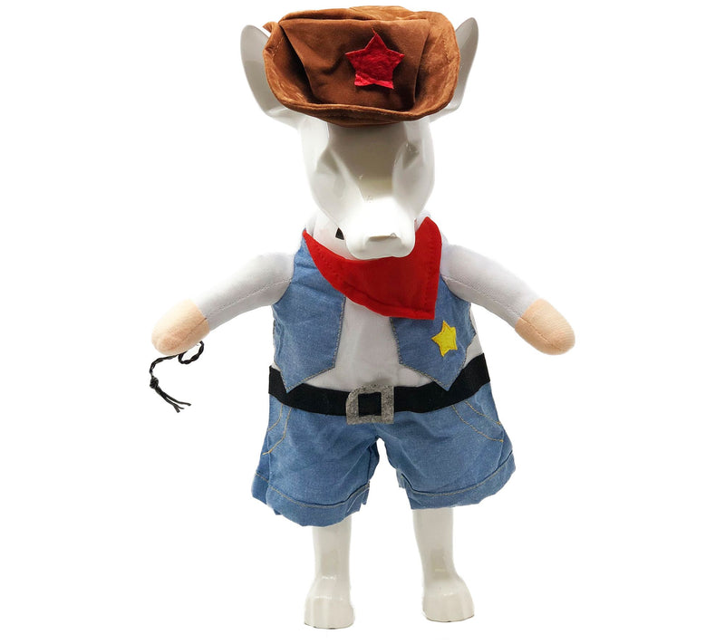Pet Life 'Rodeo Bones' Cowboy Pet Dog Costume Uniform — Main view