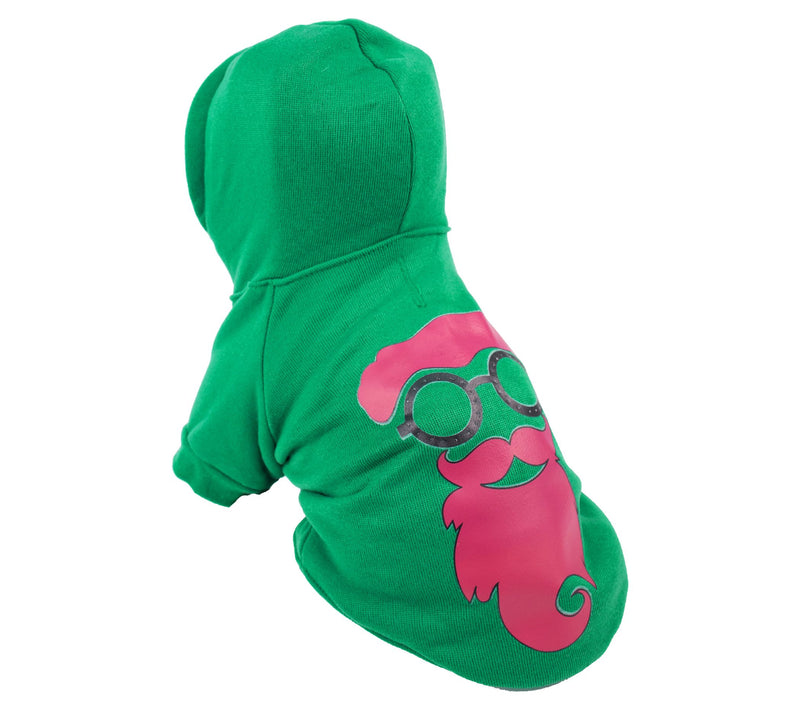 Pet Life LED Lighting Cool Santa Shades HoodieCostume — View 7