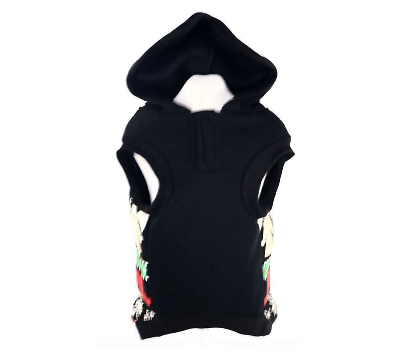 Pet Life LED Lighting Patterned Holiday Hoodieet Costume — View 2