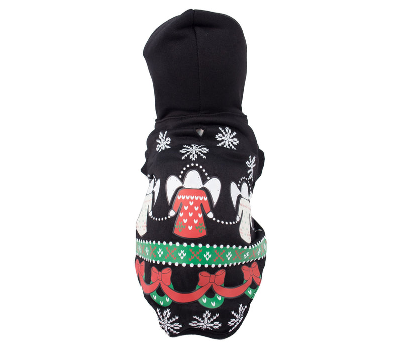 Pet Life LED Lighting Patterned Holiday Hoodieet Costume — View 4