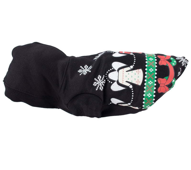 Pet Life LED Lighting Patterned Holiday Hoodieet Costume — View 6