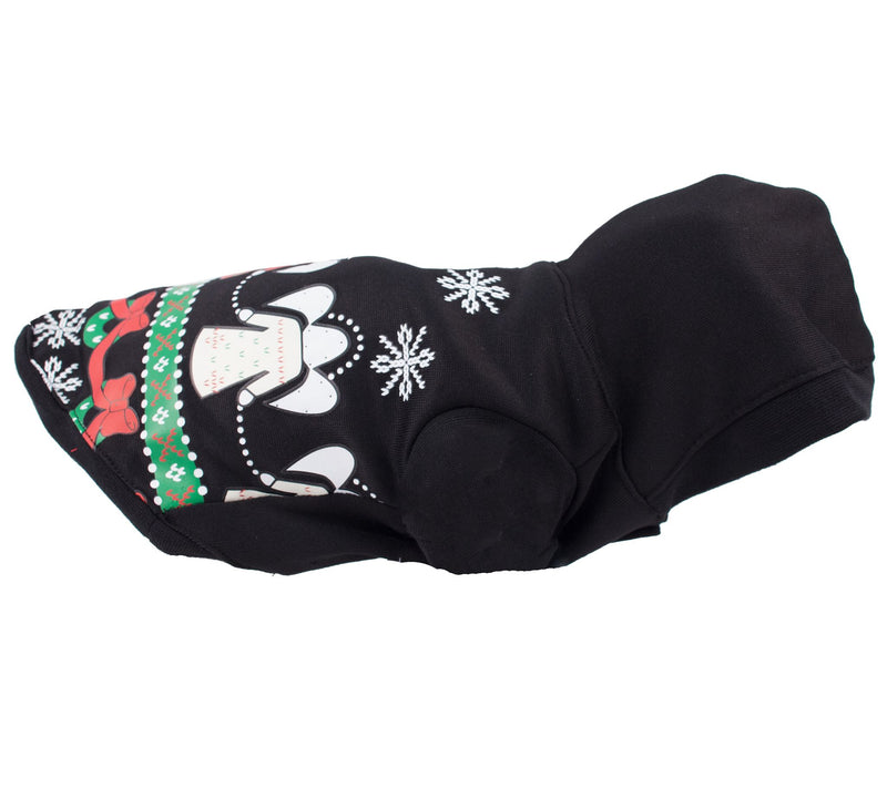 Pet Life LED Lighting Patterned Holiday Hoodieet Costume — View 7