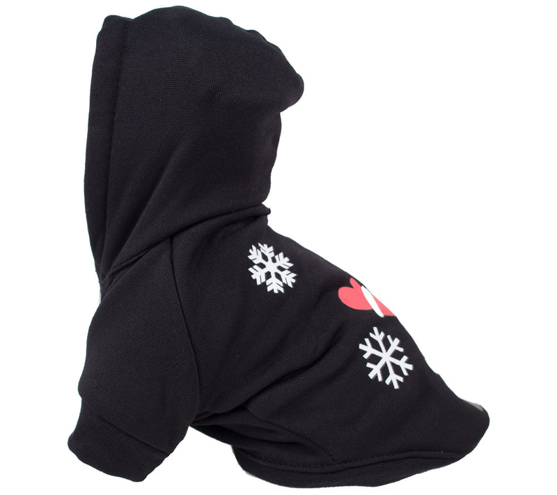 Pet Life LED Lighting Juggling Santa Hoodie Pet Costume — View 4