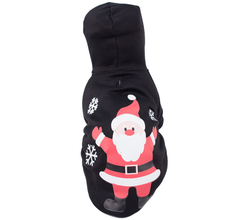 Pet Life LED Lighting Juggling Santa Hoodie Pet Costume — View 2