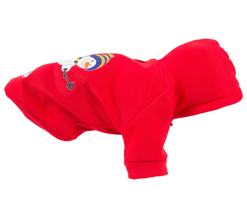 Pet Life LED Lighting Holiday Snowman Hoodie Pet Costume — View 6