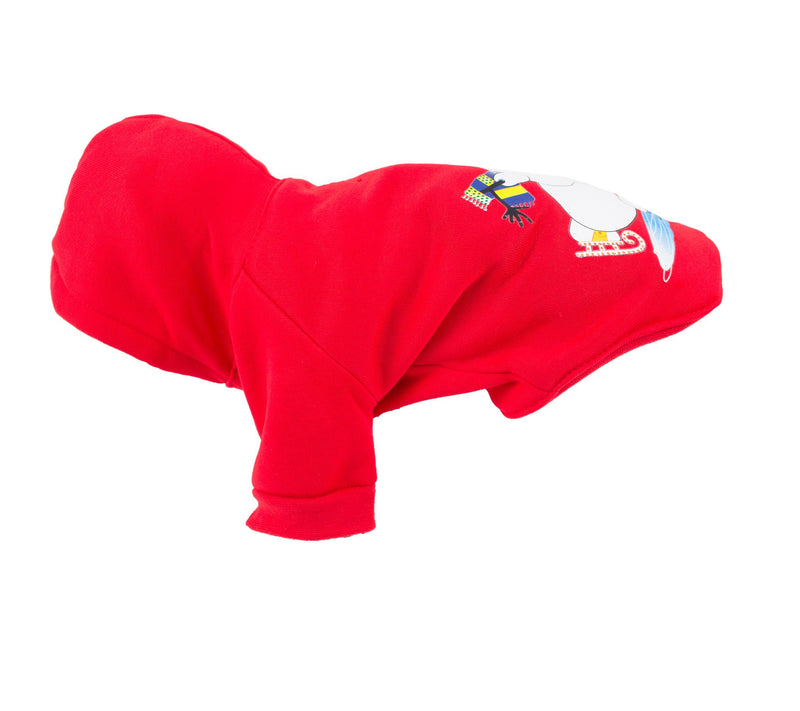 Pet Life LED Lighting Holiday Snowman Hoodie Pet Costume — View 5