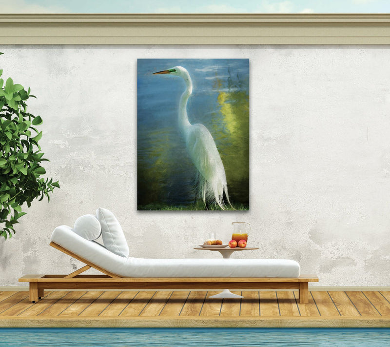 West of the Wind Poised Patience Outdoor CanvasArt 30x40 — View 2