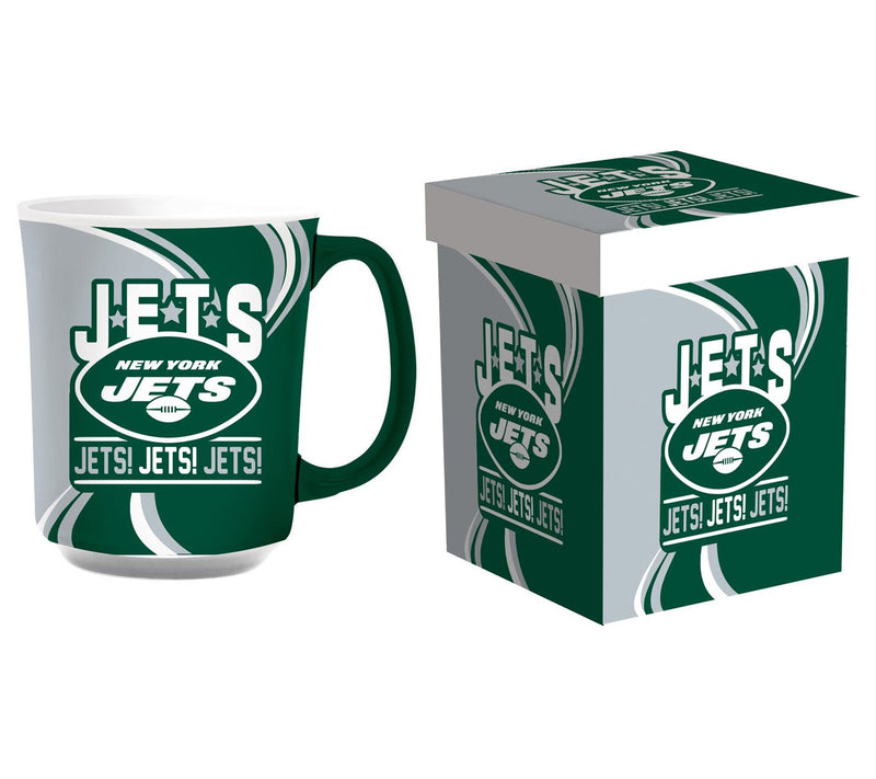 Evergreen NFL 14-oz Ceramic Mug with Matching Box — View 3