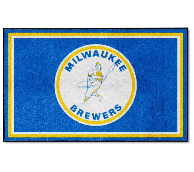 FANMATS MLB Retro 4x6 Plush Rug — View 7