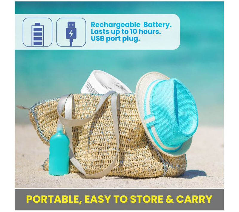 My Foldaway Rechargeable Fan 2-in-1 Floor & Table Fan — View 9