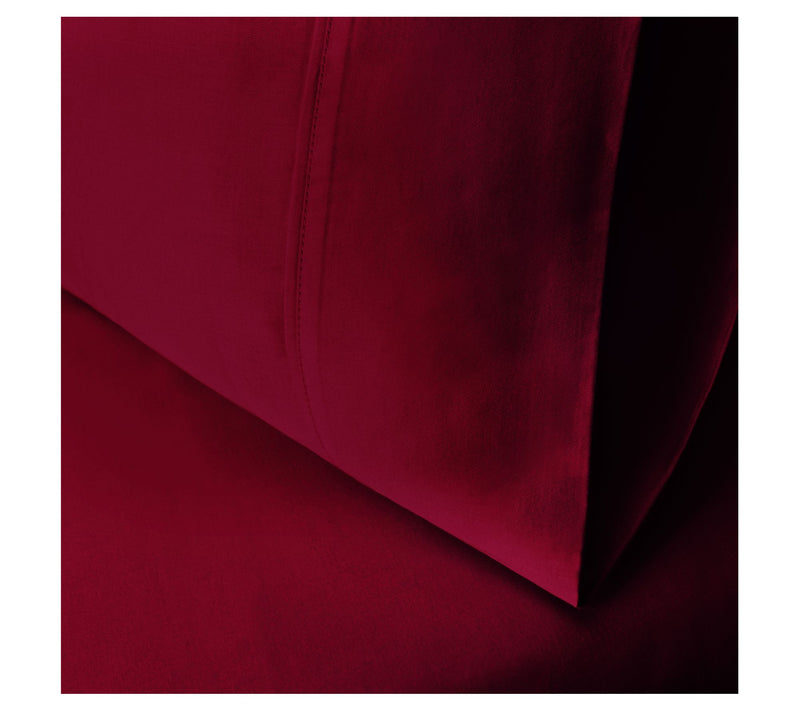 Superior 300-Thread Count Solid 2-Piece Pillowcase Set, King — View 7