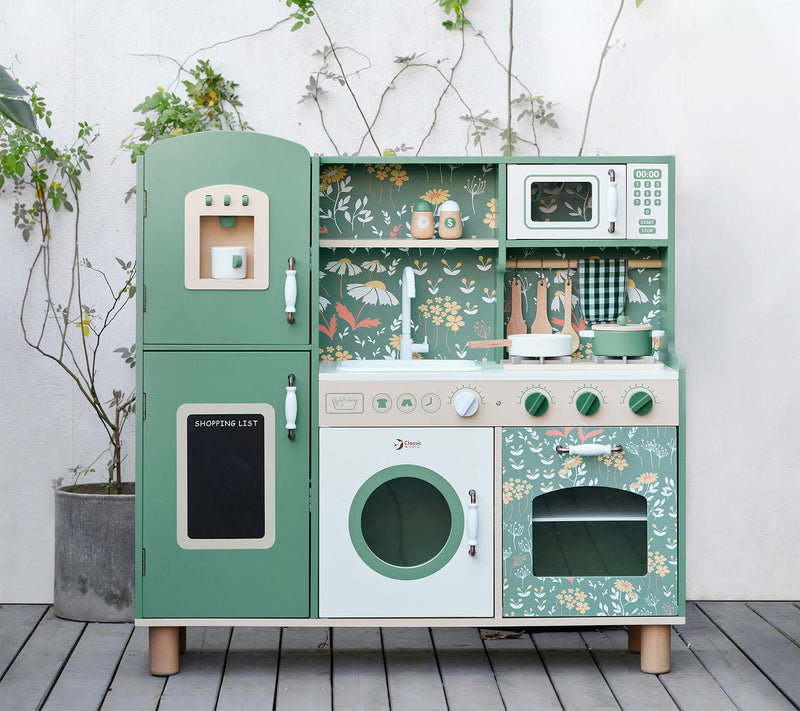 Classic Toy Wood Vintage Kitchen Playset — View 8