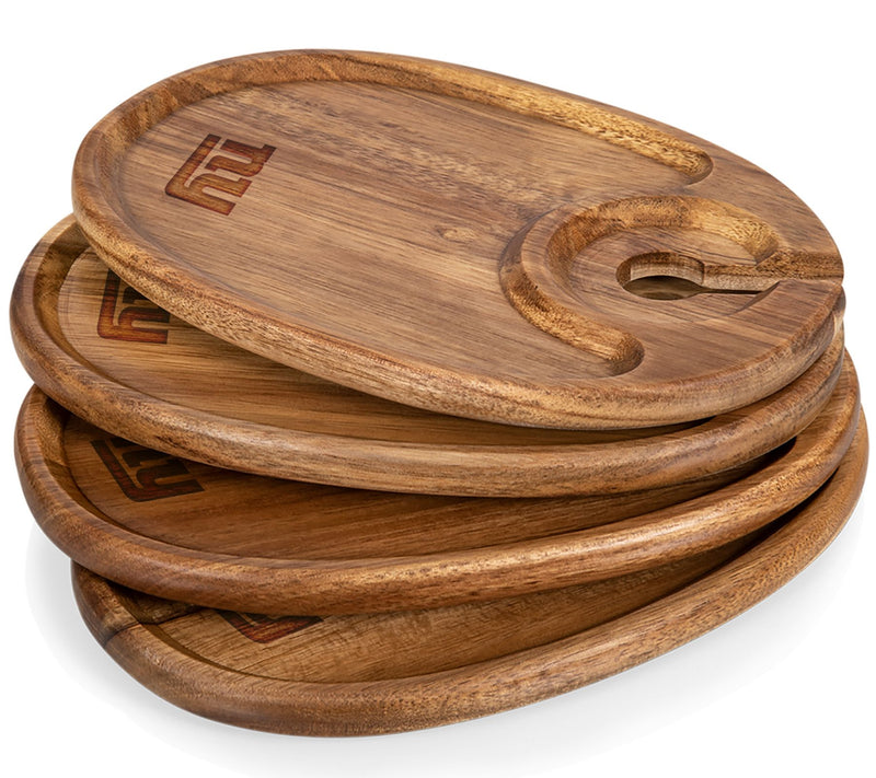 NFL Wine Appetizer Plate Set Of 4 — Main view