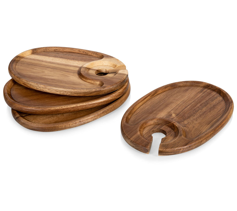 NFL Wine Appetizer Plate Set Of 4 — View 2