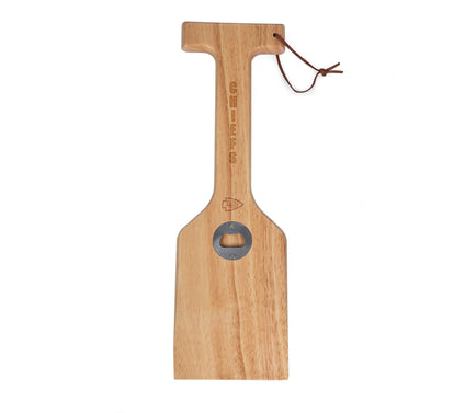 NFL Hardwood BBQ Grill Scraper with Bottle Opener