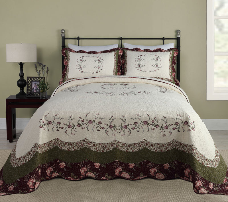 Modern Heirloom Brooke Qn Bedspread — View 2