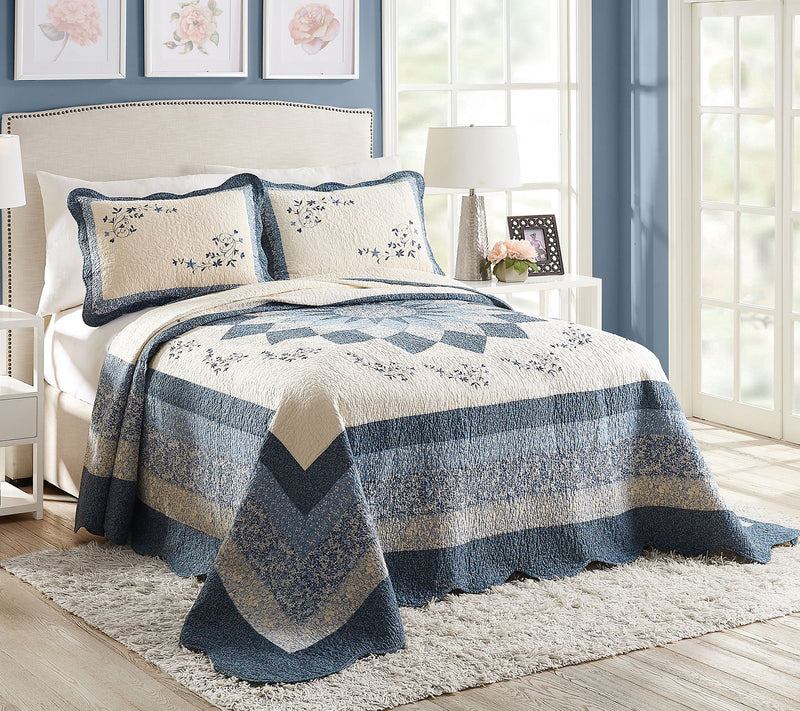 Modern Heirloom Charlotte King Bedspread — Main view