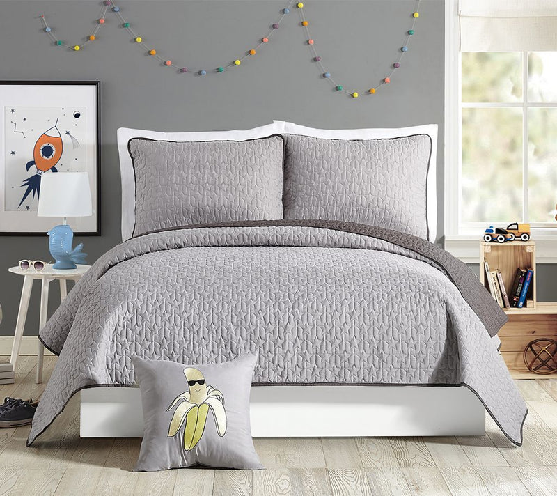Urban Playground Coty Full/Queen Quilt Set - 3-Piece — View 3
