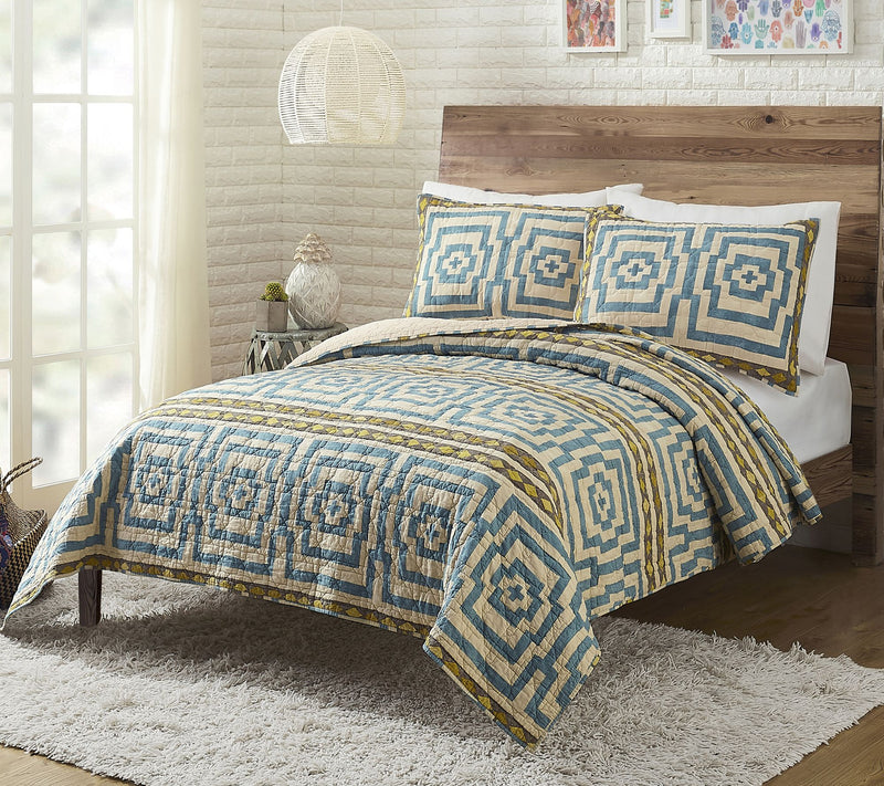 Makers Collective Hypnotic Full/Queen 3-Piece Quilt Set — View 5
