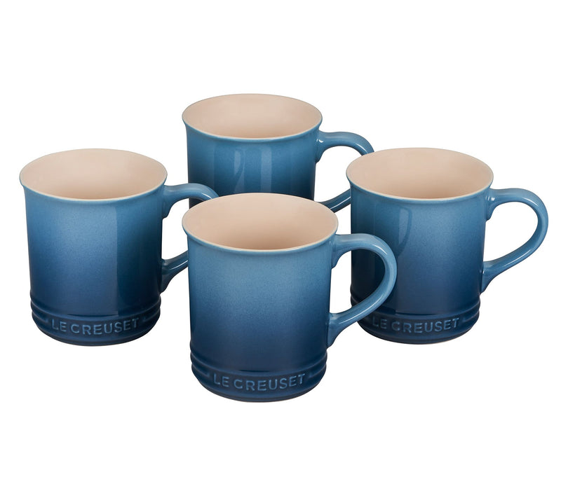 Le Creuset Set of (4) 14 oz Mugs — View 9