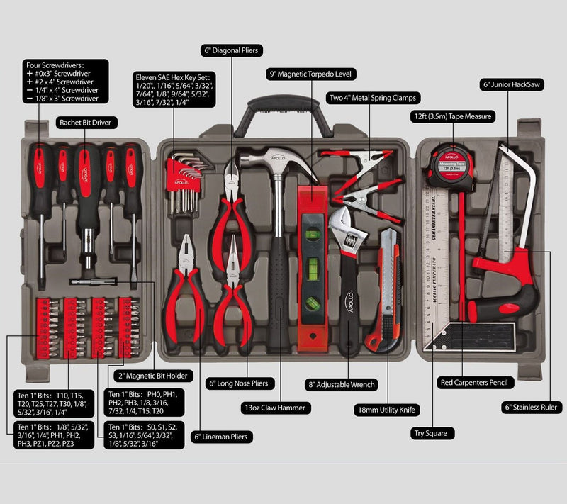 Apollo Tools 71 Piece Household Tool Kit DT0204 — View 7