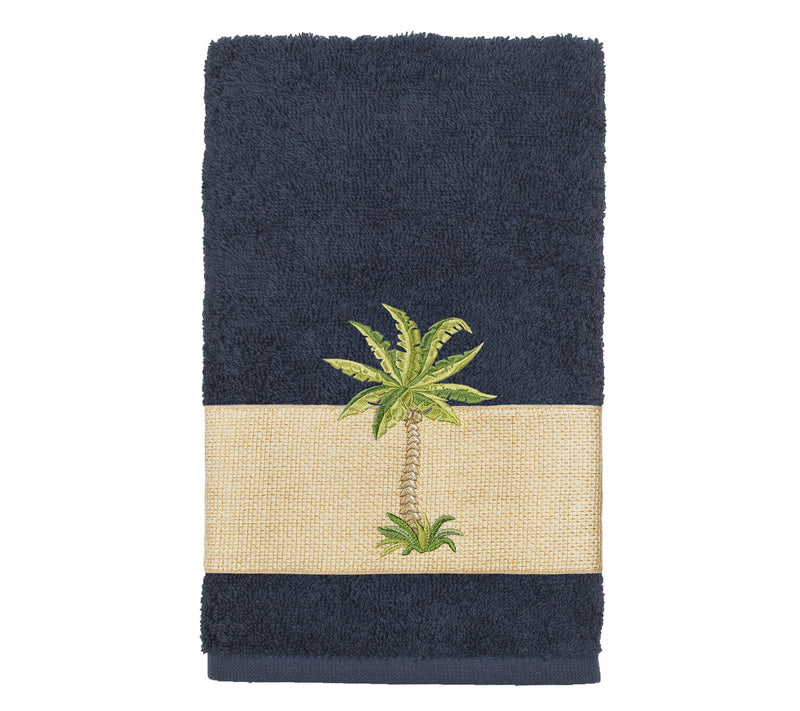 Linum Home Textiles Colton Embellished Hand Towel — View 11