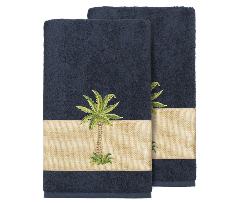 Linum Home Textiles Colton 2PC Embellished BathTowel Set — View 11