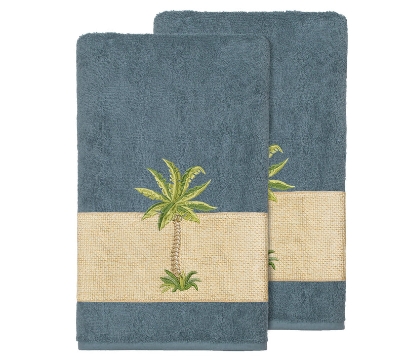 Linum Home Textiles Colton 2PC Embellished BathTowel Set — View 15