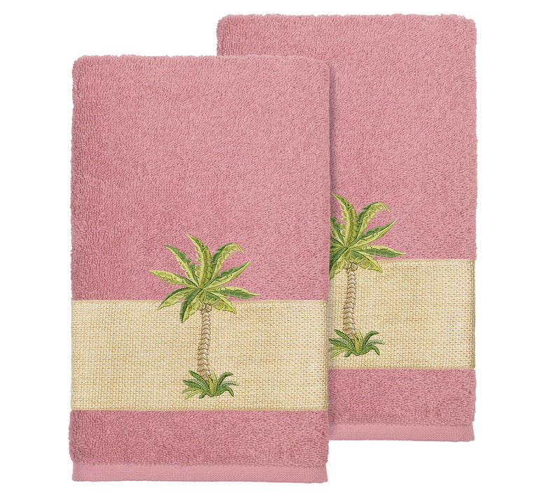 Linum Home Textiles Colton 2PC Embellished HandTowel Set — View 13