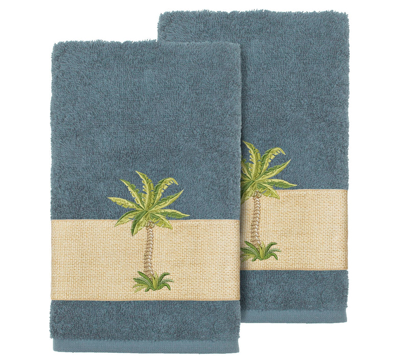 Linum Home Textiles Colton 2PC Embellished HandTowel Set — View 15
