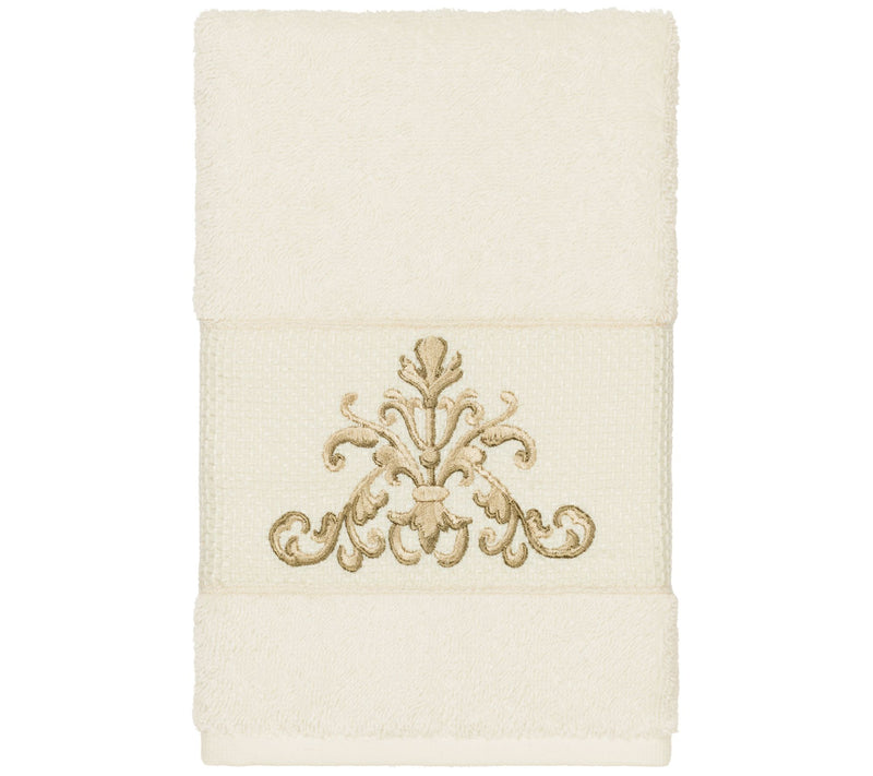 Linum Home Textiles Scarlet Embellished Hand Towel — View 3