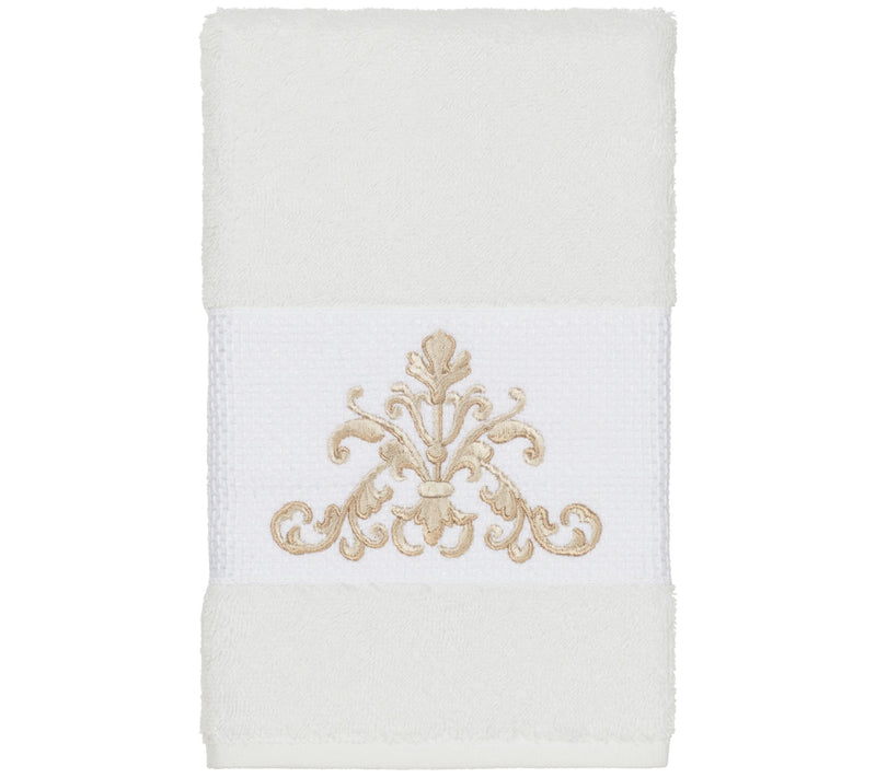 Linum Home Textiles Scarlet Embellished Hand Towel — View 13