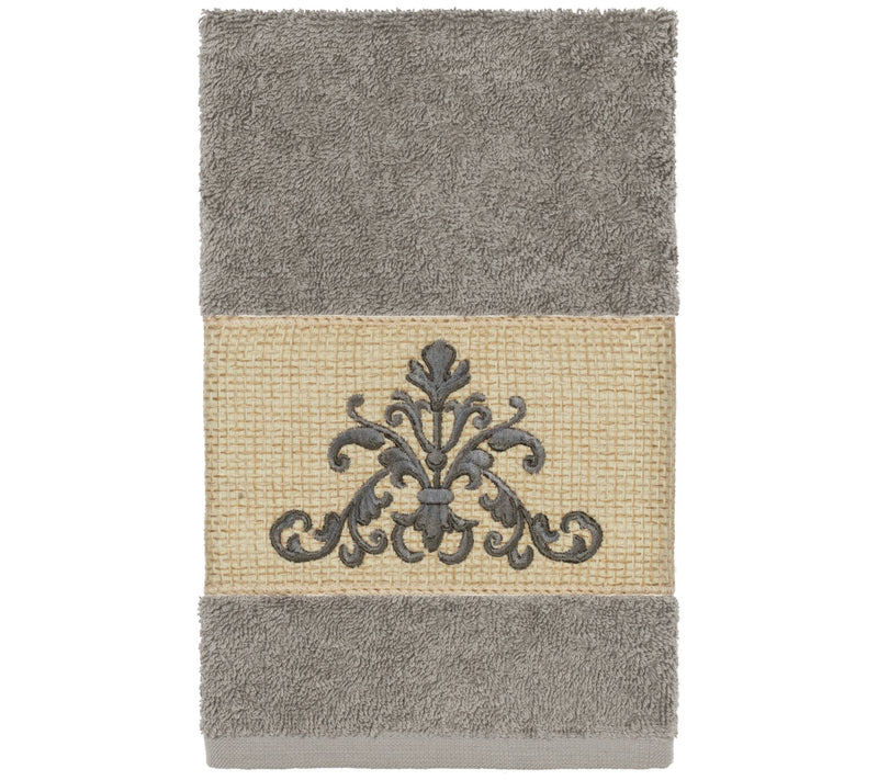 Linum Home Textiles Scarlet Embellished Hand Towel — View 5