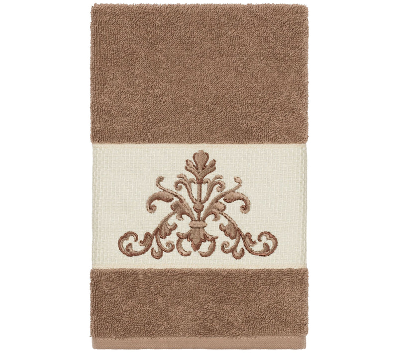 Linum Home Textiles Scarlet Embellished Hand Towel — View 7