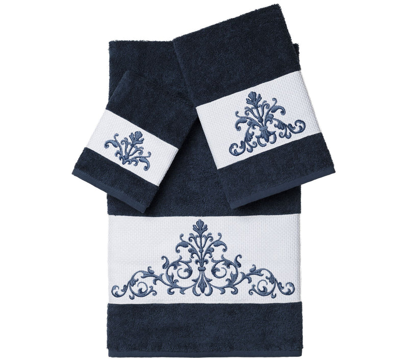 Linum Home Textiles Scarlet 3PC Embellished Towel Set — View 9