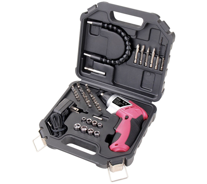 Apollo 3.6V Li-Ion Cordless Screwdriver with 45-Pc Bit Set — Main view