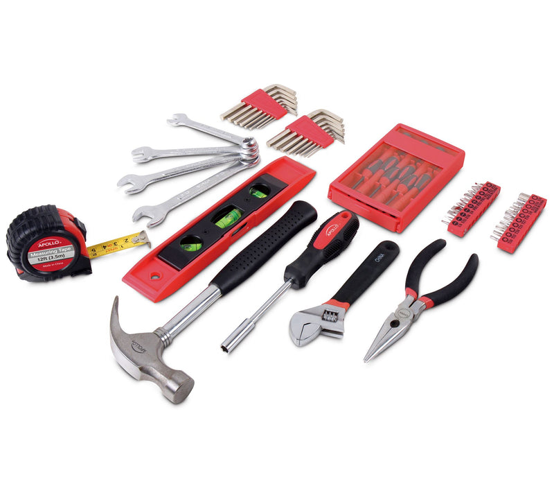 Apollo Tools 53-Piece Household Tool Kit with Tool Box — View 6