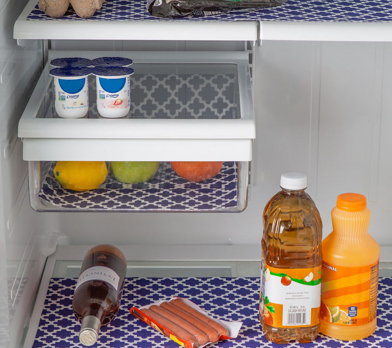Design Imports Set of 6 Reversible Fridge Liners - Dahlia — View 11