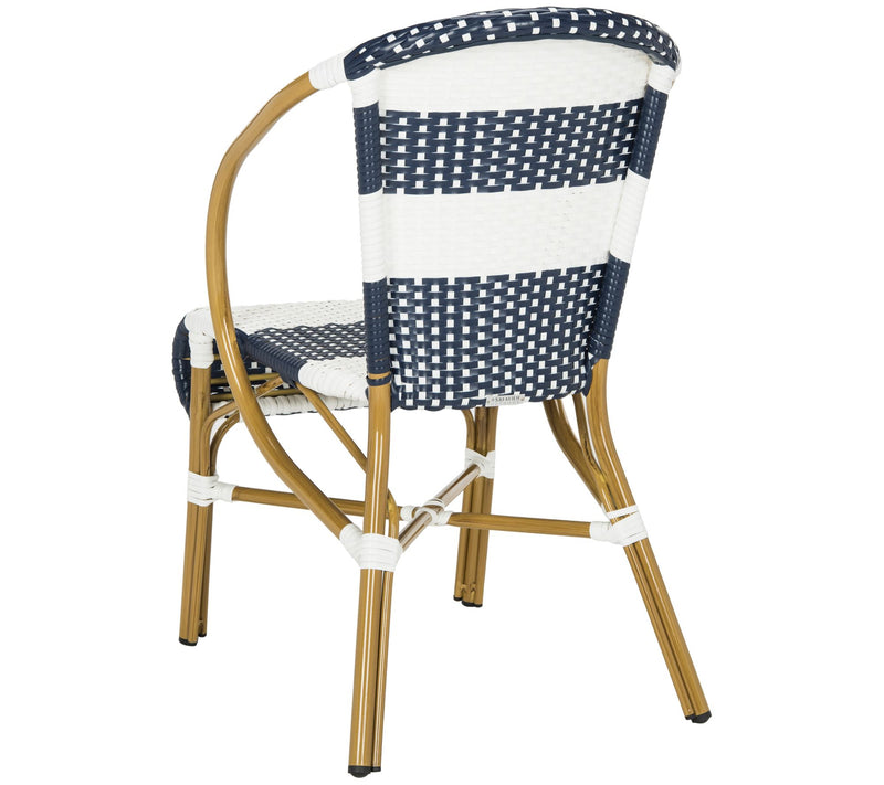 Sarita Striped French Bistro Side Chair by Safavieh — View 3